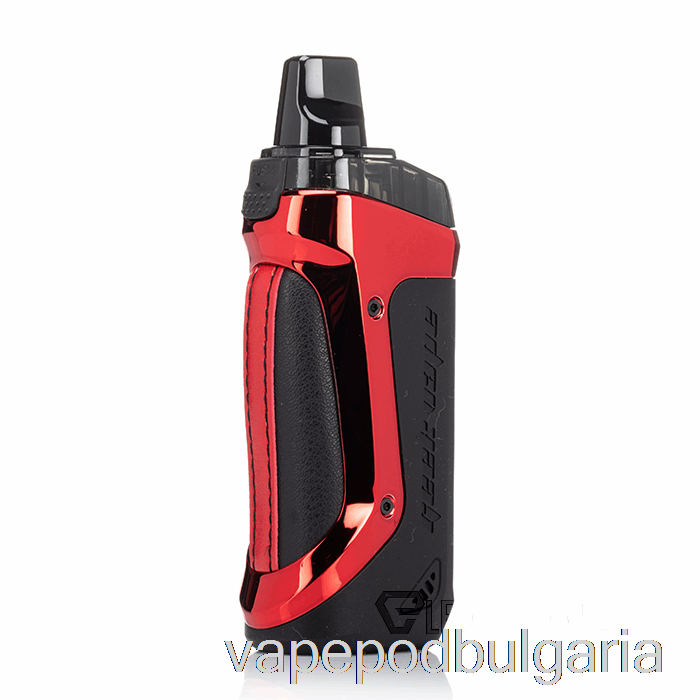 Vape 10000 Дръпки Geek Vape Aegis Boost 40w Pod Mod Kit Luxury Edition - Red